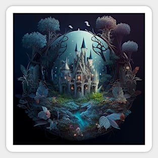 Fantasy Mythical Castle Sticker